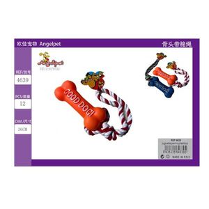 Ossi con Corda di Cotone per Giocattoli da Masticare per Animali Domestici, Giocattolo Premium per Cani per Denti Sani e Stimolazione Mentale - Product Image 3