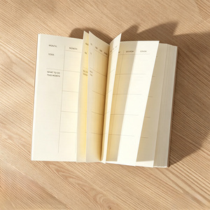 Diario della Gratitudine con Copertina in Tessuto Personalizzata, Quaderno con Ricamo Floreale e Farfalle per Mindfulness e Cura di Sé - Product Image 4