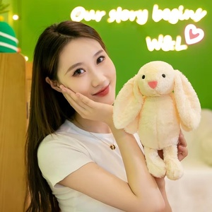 Wholesale 30 Cm Cute <b>Stuffed</b> Animal Long Ear Bunny Plush <b>Toy</b> Pp Cotton Comforter <b>Soft</b> for Children Easter Holiday - Product Image 3