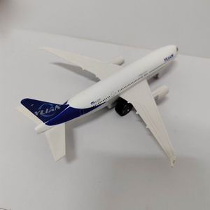 Modèle d'avion de passagers HDX Boeying777 personnalisé de haute qualité, 18 cm, en alliage métallique moulé sous pression, échelle 1:64, jouet pour garçons - Product Image 5