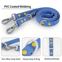 Sangle en polyester et nylon en gros, logo personnalisé, couleur unie, sangle enduite de PVC TPU pour équipement équestre imperméable