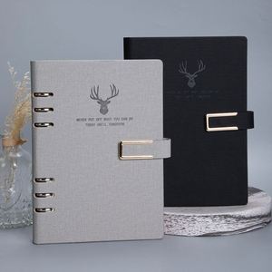 Cuaderno Personalizable de Papel Cuadrado A5, Tapa Dura con Impresión UV, Color Personalizado, Encuadernación en Espiral de Hojas Sueltas para Regalo - Product Image 3