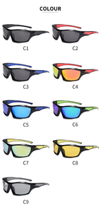Gafas de Sol Deportivas Polarizadas Unisex para Ciclismo de Carretera, con Marco Completo, Visión Nocturna, para Conducir al Aire Libre - Product Image 2