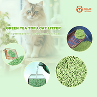 Litière pour chat en tofu naturelle 6L, biodégradable, agglomérante rapide, sans poussière, écologique, parfum pêche, contrôle de la fragrance 8H