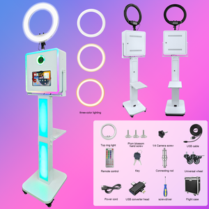 Station de Selfie Portable pour Événements Locaux aux États-Unis, <span class=keywords><strong>Location</strong></span> de Photobooth, Machine Photobooth avec iPad et Appareil Photo Reflex Numérique - Product Image 3