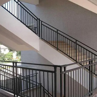 Rampe d'escalier moderne en fer et aluminium, simple, pour intérieur, grenier, villa, plateforme, décoration, garde-corps de sécurité, balustrade