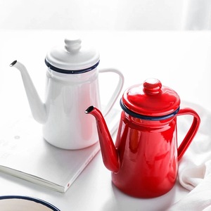 Olla de Hierro Fundido Esmaltada de 1.2L de Alta Calidad para Cocina, Jarra para Agua y Té, Venta al por Mayor de Fábrica - Product Image 1