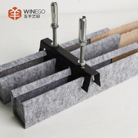 WINEGO Panneaux acoustiques en polyester 3D Matériau acoustique à absorption acoustique très efficace pour plafond
