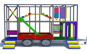 Remorque <span class=keywords><strong>de</strong></span> jeu mobile commerciale remorquable pour enfants - Aire <span class=keywords><strong>de</strong></span> jeux souple sur roues - Équipement d'amusement portable <span class=keywords><strong>à</strong></span> retour sur investissement élevé pour location événementielle - Product Image 2