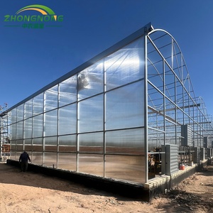 Serre tunnel en plastique PC pour maison, projets clés en main, kit de serre en verre, serre préfabriquée, <span class=keywords><strong>hangar</strong></span> <span class=keywords><strong>agricole</strong></span> - Product Image 2