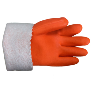 Guantes de Trabajo Térmicos de Cachemira Resistentes al Frío, Resistentes a Químicos, Antideslizantes, Sin Silicona, Acabado Azul PVC Arenoso, de Seguridad - Product Image 6