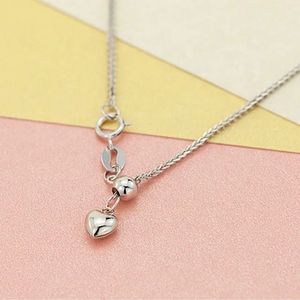 Collar con Colgante de Corazón Xinfly, Cadena Chopin, Oro Puro de 18k AU750, Joyería para Mujer - Product Image 2
