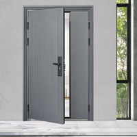 Puerta de Seguridad de Acero Premium, Placa de Acero Gruesa, Impermeable, Aislada, Galvanizada, para Entrada de Viviendas y Edificios