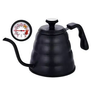 Promotion discount Pot 1.2 L Goose neck Pour Over Coffee Tea Kettle with Thermometer