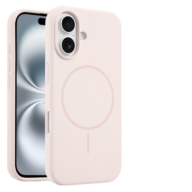 Official for Liquid Silicone Case for iPhone 16 Pro Max for Apple A13 Model Mobile Phone Protective Cover Magnetic Attachment