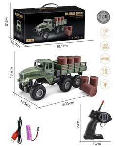 ITTL RC coche de juguete <span class=keywords><strong>1</strong></span>:16 Luz de cuatro vías 2,4g control remoto Vehículo de comando de seis ruedas RC drift Stunt Truck - Product Image 4
