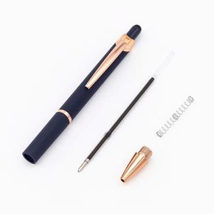 Metal Ballpoint Pens Write Smoothly <b>Light</b> Luxury Business Signature Metal Pen Black and Pens with Custom logo Promotional - Product Image 6