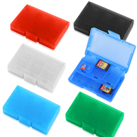 Mallette de rangement pour jeu 24 en 1 compatible avec Switch OLED NS Switch Cartouche Antichoc Dur Boîte de rangement de protection