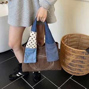 Sac à main en jean tendance pour femme, sacs fourre-tout en jean grande capacité pour le quotidien et les voyages en extérieur - Product Image 3
