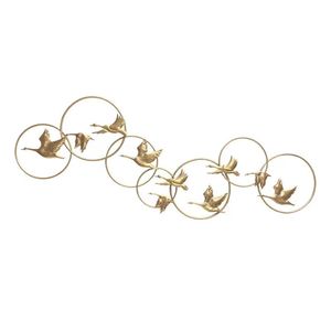 Su misura rettangolo astratto muro di metallo appeso eccellente <span class=keywords><strong>casa</strong></span> <span class=keywords><strong>e</strong></span> Hotel decorazione con stile Art Deco per soggiorno - Product Image 1