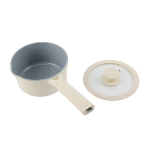 Modern Classic Aluminum Nonstick Sauce <b>Pan</b> with Glass Lid Ceramic Stainless Steel Home Cooking Cookware Set - Product Image 2