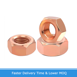 M3 M4 M5 M6 M8 M10 M14 M16 T2 구리 육각 너트 레드 구리 너트 전도성 너트 와셔 잠금 나사 캡 순수 구리 - Product Image 3