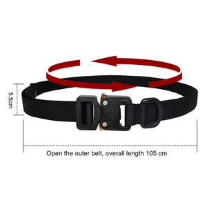 <span class=keywords><strong>Ceinture</strong></span> tactique AustriAlpin Cobra Buckle à dégagement rapide, <span class=keywords><strong>ceinture</strong></span> <span class=keywords><strong>de</strong></span> <span class=keywords><strong>combat</strong></span> robuste avec anneau en D - Product Image 3