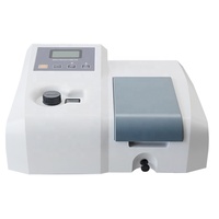 Équipement de laboratoire de spectrophotomètre visible à bas prix 721 spectrophotomètre de longueur d'onde 340nm-1020nm