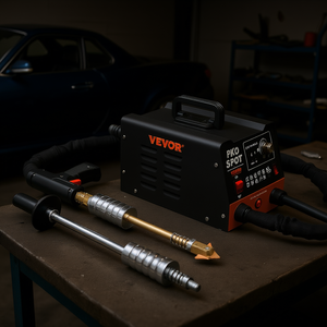 Máquina de soldadura por puntos Vevor de 3Kw AC 220V para reparación de carrocerías de acero con 6 modos y accesorios para autos y camiones - Product Image 2