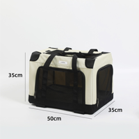 Sac de transport pour animaux de compagnie respirant et à roulettes pour petits chiens