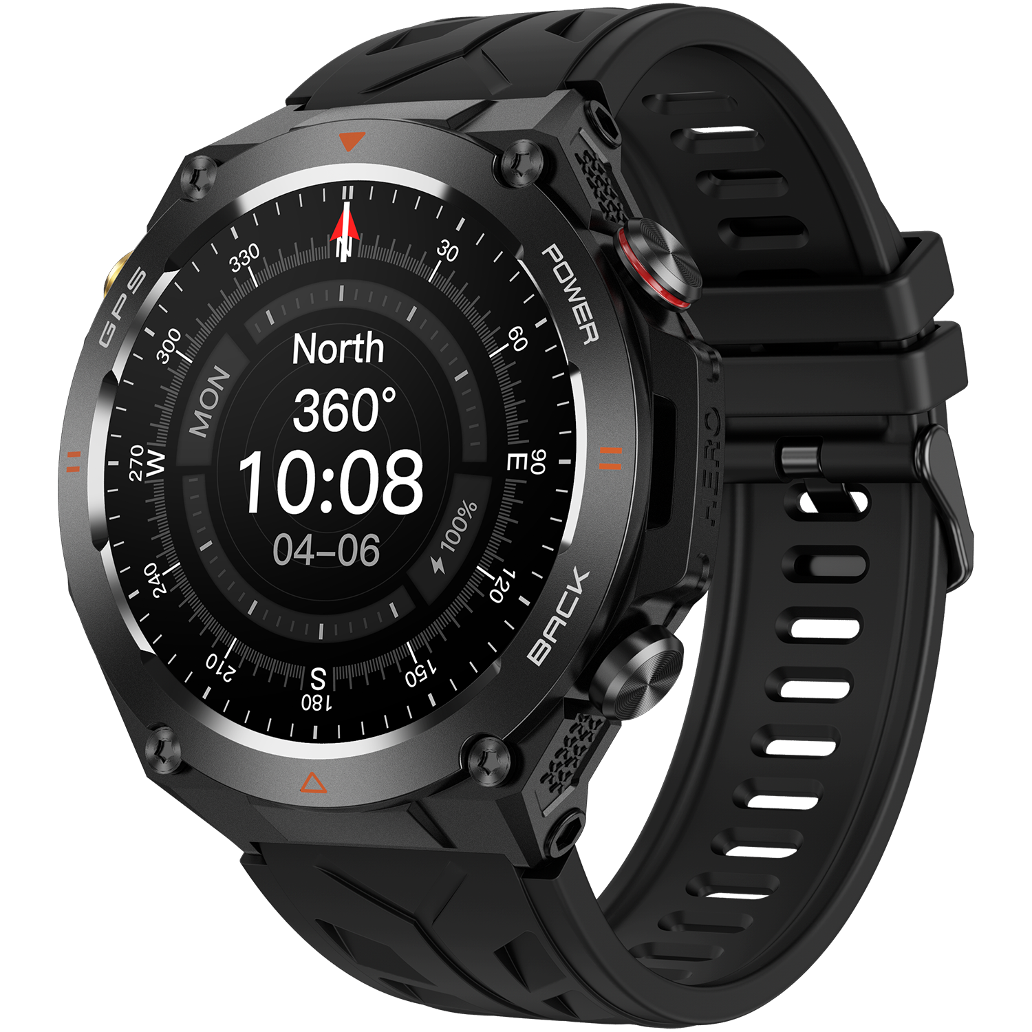 Cinturino in Gel di silice nero