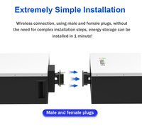 Sistema de Baterías de Almacenamiento de Energía Residencial Híbrido CAN Todo en Uno Modular Apilable LiFePO4 IP65 de 280Ah/314Ah con Stock en la UE, 10-20Kw
