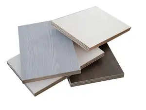LINYI WOOD FACTORY 1220x2440mm Color blanco Doble cara 18 Mm Madera contrachapada laminada de <span class=keywords><strong>melamina</strong></span> - Product Image 3