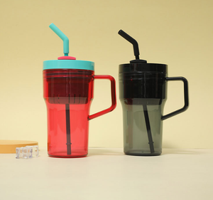 2026 Travel Tumbler with Handle Straw Wholesale Custom Logo Fruit Infuser Bottle Tea <b>Filter</b> Cup Plastic Car <b>Coffee</b> Mug 22oz - Product Image 4