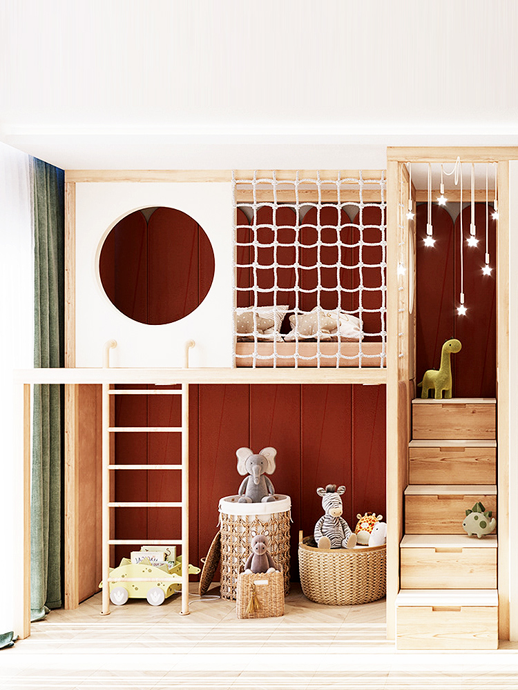 kids double bunk beds