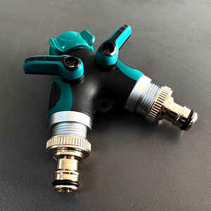 Connecteur en Y <span class=keywords><strong>double</strong></span> en alliage 3/4'' pour distribution bidirectionnelle, raccord de <span class=keywords><strong>sortie</strong></span> de tuyau de <span class=keywords><strong>robinet</strong></span> d'irrigation de jardin - Product Image 4