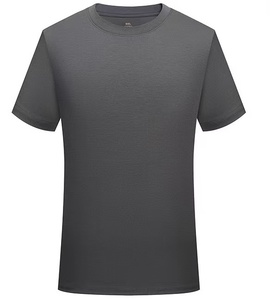 200G Cotton Polyester Spandex Tri-<strong>blend</strong> T-shirt Men's <strong>Tshirt</strong> Custom Logo Print Loose Fit Graphic Short Sleeve Basic Plain Tees - Product Image 3