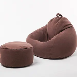 CY 뜨거운 판매 실내 야외 콩 가방 새로운 디자인 거실 의자 게으른 소파 거대한 배 눈물 콩 가방 커버
