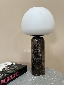 Cổ xưa wabi-sabi phong cách đá cẩm thạch tự nhiên Đèn bàn biệt thự Mô hình phòng thiết kế mô hình phòng khách nghiên cứu phòng ngủ Đèn đầu giường - Product Image 4