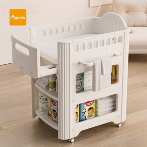 Stokk Style Table à langer <span class=keywords><strong>nouveau</strong></span>-<span class=keywords><strong>né</strong></span> <span class=keywords><strong>couche</strong></span> Station protéger la peau de bébé hauteur réglable organisateur commode soins Table à langer - Product Image 1