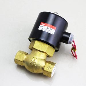ไอน้ำทองเหลืองนิวเมติกควบคุมโซลินอยด์วาล์วอุณหภูมิสูงปกติปิด2ตำแหน่ง2ทาง DC12V 1/2นิ้ว - Product Image 2