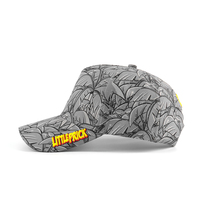 Casquette de baseball classique perforée Oxford imperméable, logo brodé plat personnalisé, structurée, unisexe, motif à pois pour équipe de golf