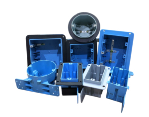 Thượng Hải Linsky Octagon Hộp Nhựa Màu Xanh Với Rào Cản Hơi - Product Image 2