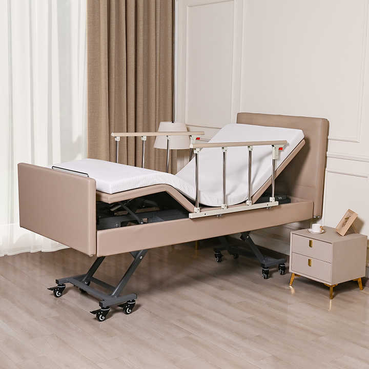 Functional Height Adjustable Stand Bed Home Lo Lo Bed for Old People ...