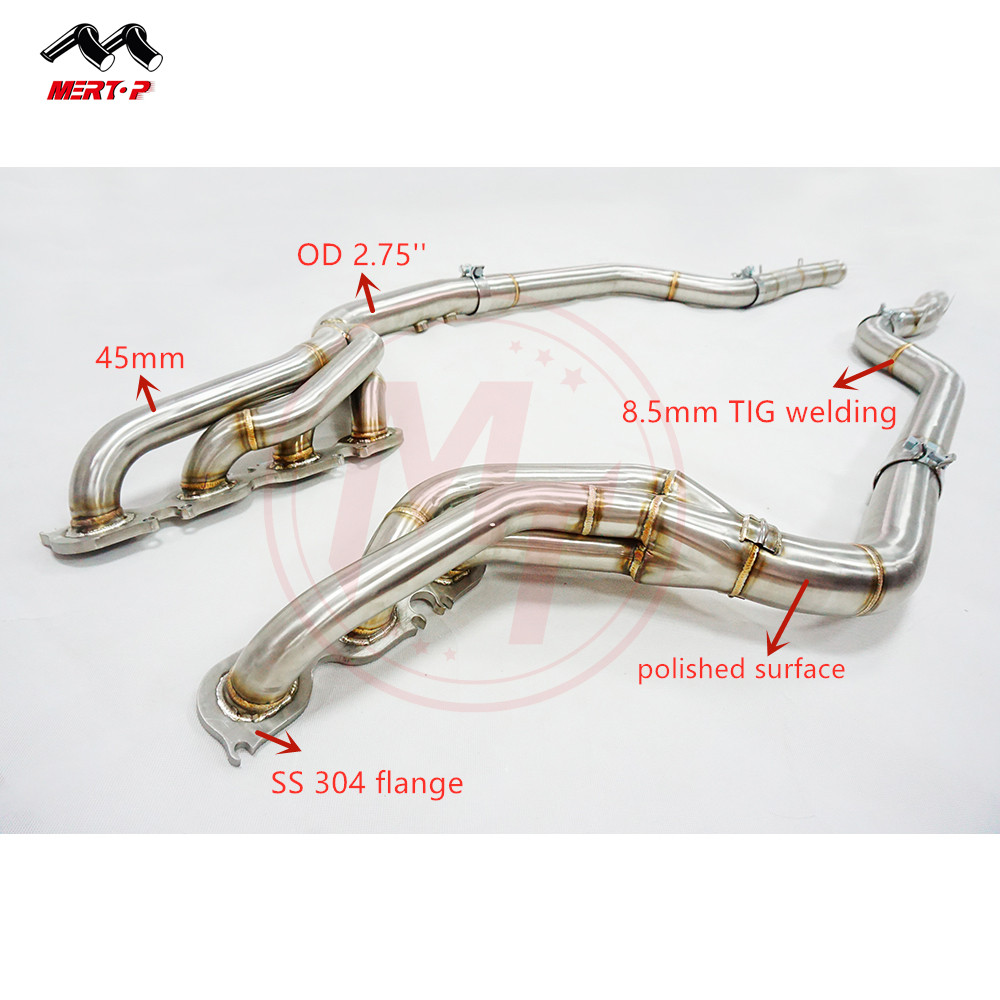 Mertop Ben * z AMG C63 W204 M156 6.2L 6.3L 2008-2014 длинная трубчатая заглушка + канальная труба