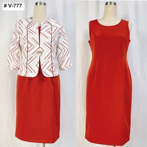 Conjunto de 2 Piezas de Traje de Oficina para Mujer, Elegante, Hasta la Rodilla - Product Image 5