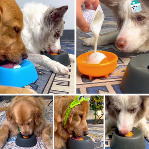 Cuenco de Alimentación Lenta <span class=keywords><strong>para</strong></span> <span class=keywords><strong>Perros</strong></span>, <span class=keywords><strong>para</strong></span> Golosinas Líquidas, Antideslizante, con Bola de Entretenimiento en Caldo de Hueso, Cuenco <span class=keywords><strong>para</strong></span> Lamer <span class=keywords><strong>para</strong></span> <span class=keywords><strong>Perros</strong></span> - Product Image 6