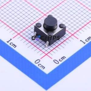 TS-1102W-5016 Tactile Switch SMD-4P,6x6mm Switch Single Pole Single Throw Round Button 1.6N Vertical Mount - Product Image 1