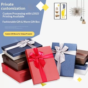 Elegant <b>Gift</b> <b>Box</b> with Butterfly Handle <b>for</b> Cosmetics Jewelry Birthday New Year <b>Empty</b> Paper Packaging - Product Image 2
