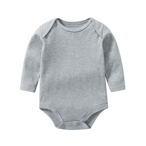 Grosir pakaian balita pakaian bayi Romper rajut bayi Romper katun bayi warna Solid Romper bayi Unisex - Product Image 5